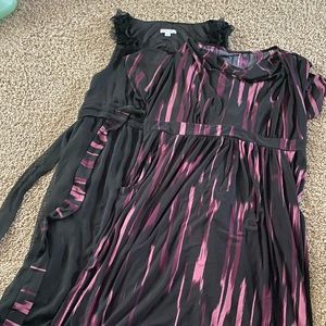 Two maternity dresses